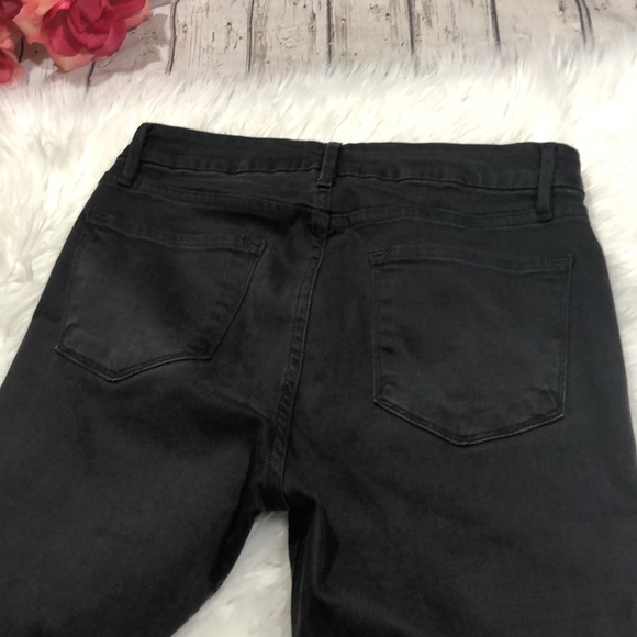 Frame Le Crop Mini Boot Shredded Fox Park Jeans - Picture 15 of 16